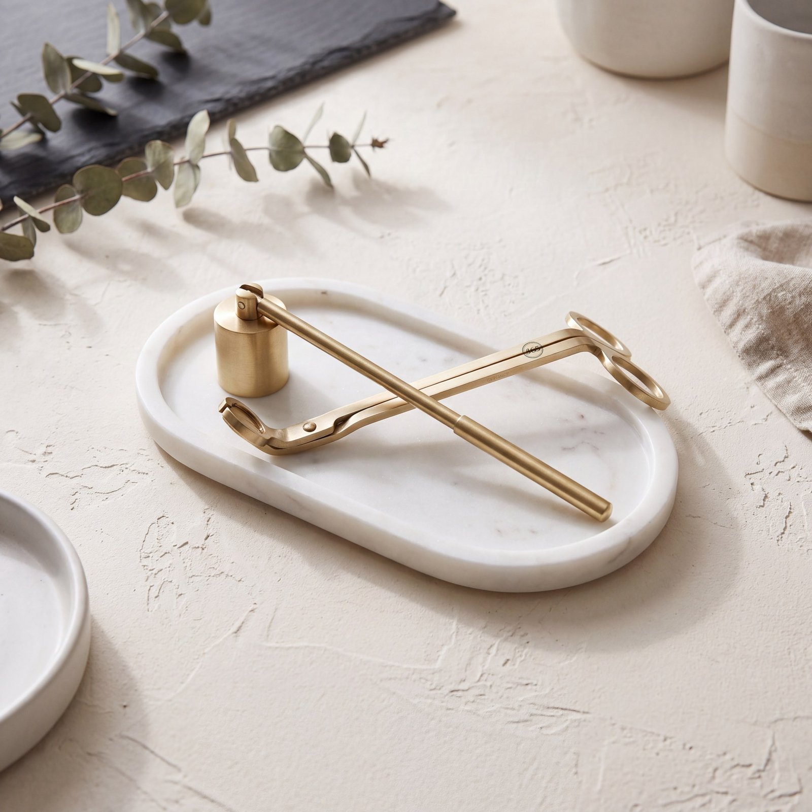 Brass Candle Snuffer Set