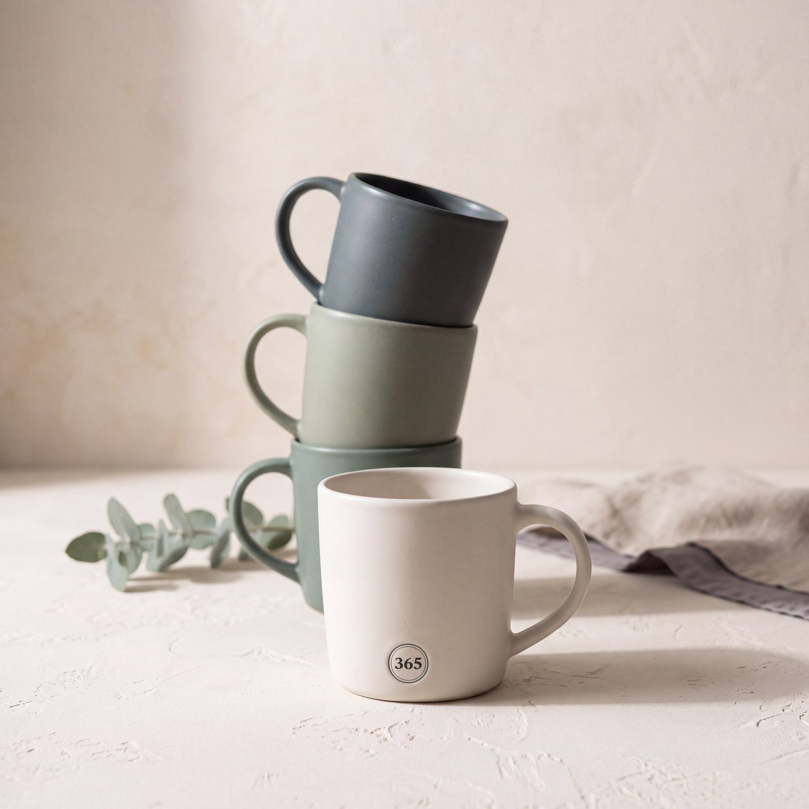 Ceramic Mug Set of Four